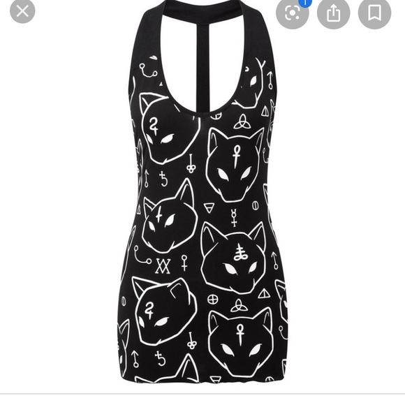 Killstar Tops - Killstar Azreal ladies spine vest